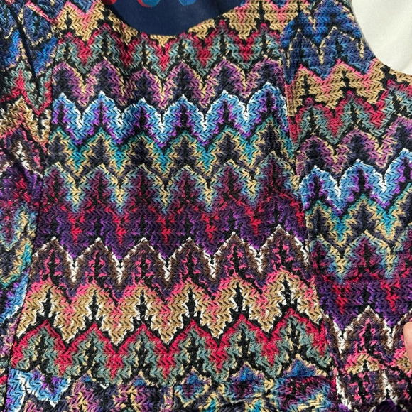 Desingual Atypical  Chula Life Multi Coloured Lined Dress Side Zip Size Medium - Picture 9 of 14